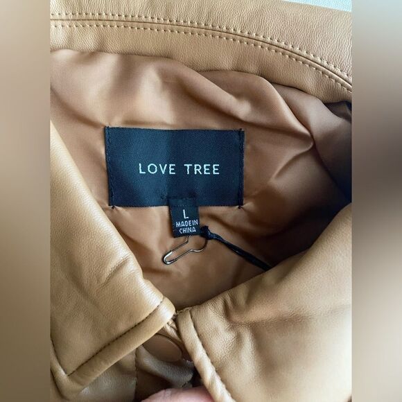 new leather effect quilted overshirt - Picture 11 of 13